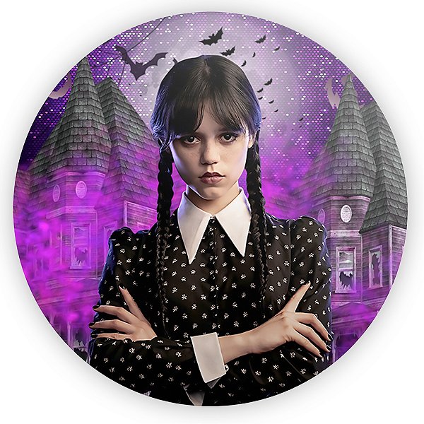 Capa Mini Painel Sublimado - Wandinha