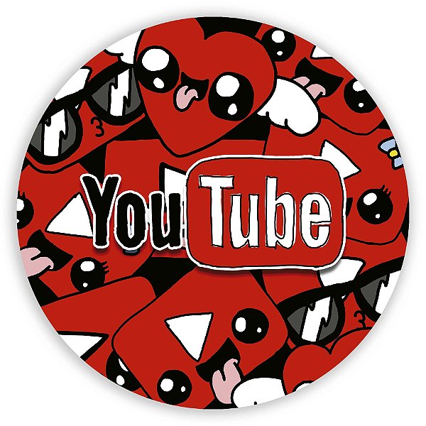 Mini Painel - YouTube - Sublimado 3D