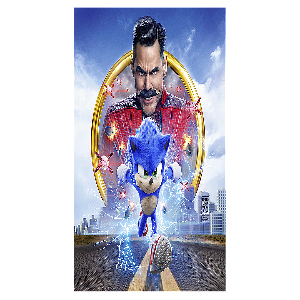 Faixa Lateral - Sonic - Sublimado 3D
