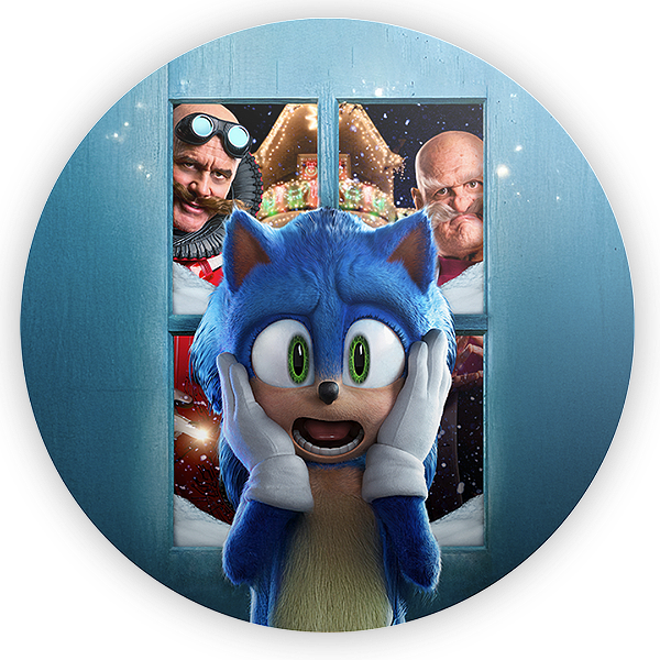 Mini Painel - Sonic - Sublimado 3D