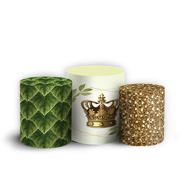 Trio Cilindro - Princesa Tiana - Sublimado 3D