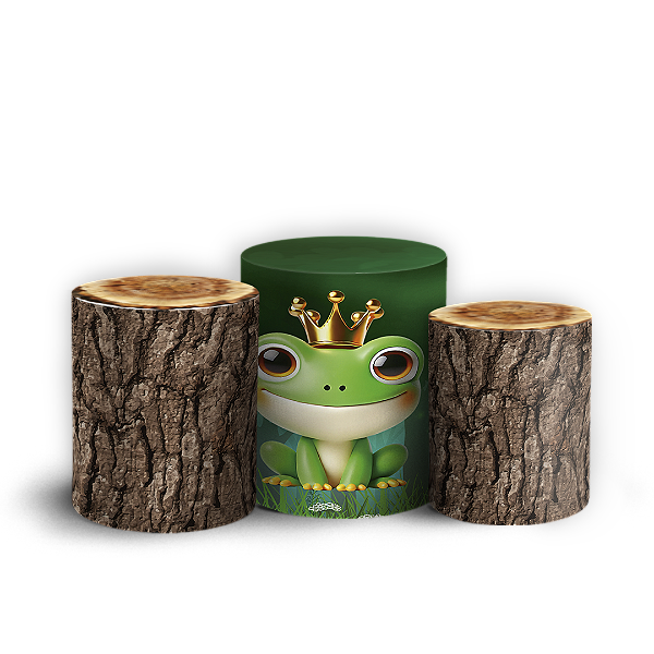 Trio Cilindro - Princesa Tiana - Sublimado 3D