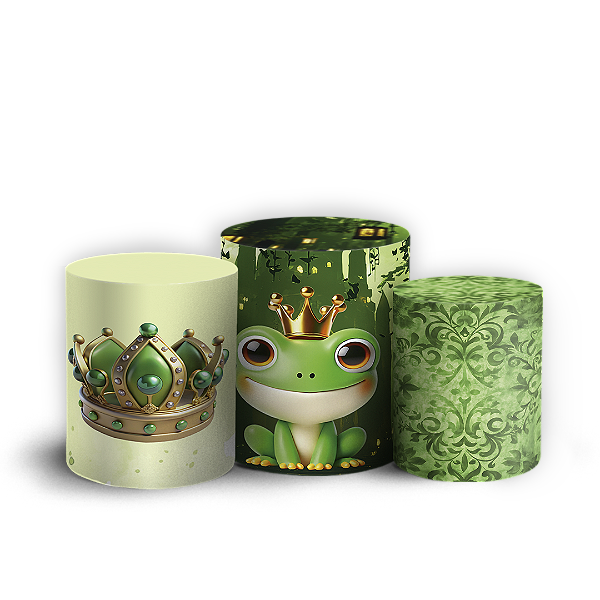 Trio Cilindro - Princesa Tiana - Sublimado 3D