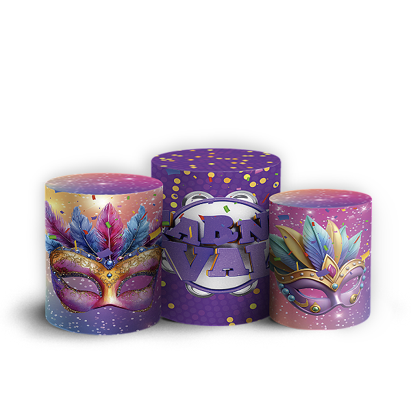 Trio Cilindro - Carnaval - Sublimado 3D