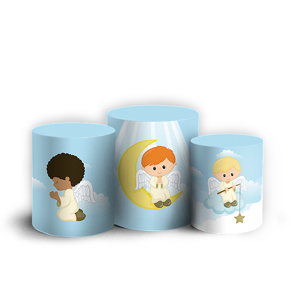 Trio Cilindro - Batizado - Sublimado 3D