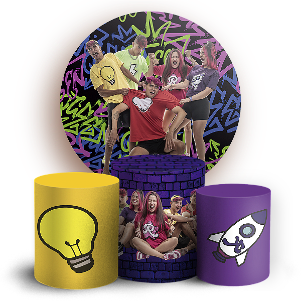 KIT Redondo e Trio - Os Rosas - Sublimado 3D