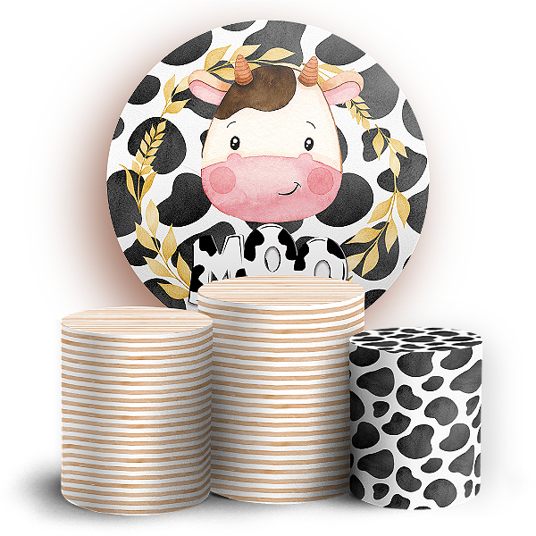 KIT Redondo e Trio - Fazendinha - Sublimado 3D