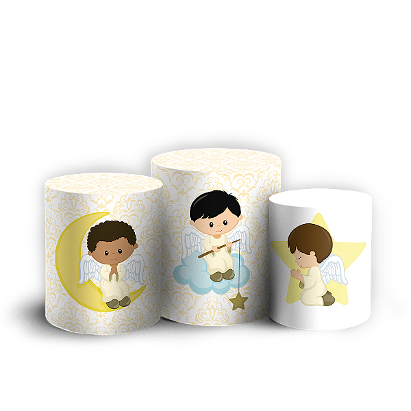 Trio Cilindro - Batizado - Sublimado 3D