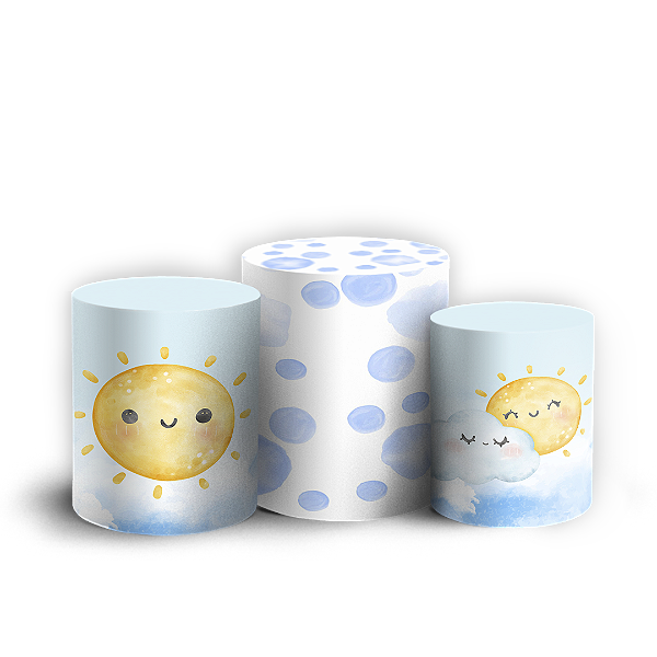 Capas Trio Cilindro Sublimado Vest Facil - Solzinho