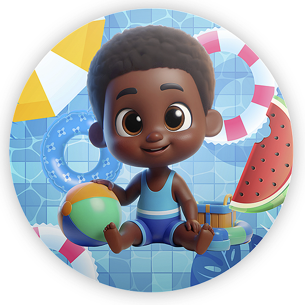 Mini Painel - Pool Party - Sublimado 3D