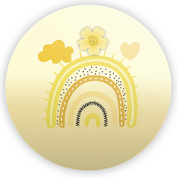 Mini Painel - Arco Iris Boho - Sublimado 3D