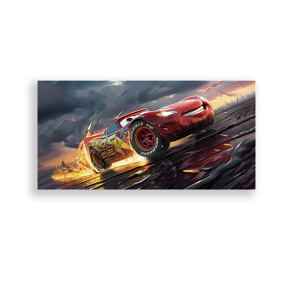 Capa Painel Retangular Sublimado - Carros