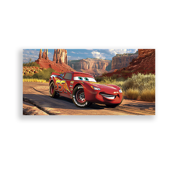 Capa Painel Retangular Sublimado - Carros