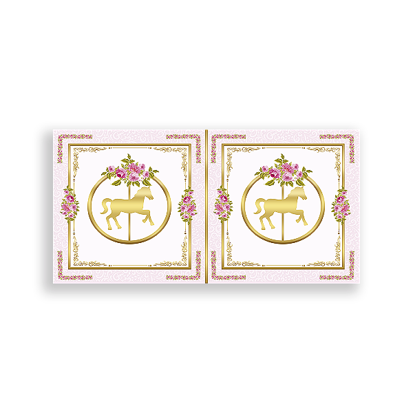 Capa Painel Retangular Sublimado - Carrossel