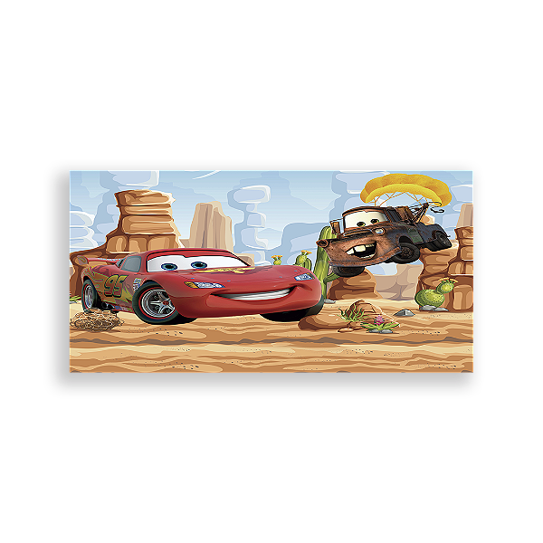 Capa Painel Retangular Sublimado - Carros