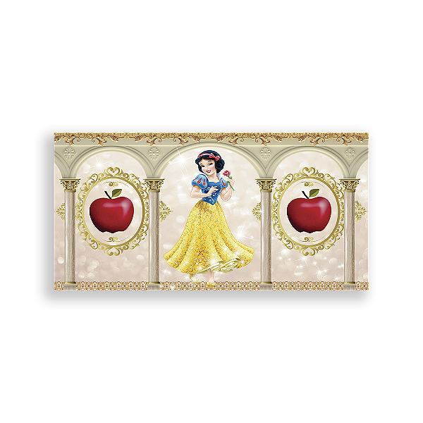 Capa Painel Retangular Sublimado - Branca De Neve