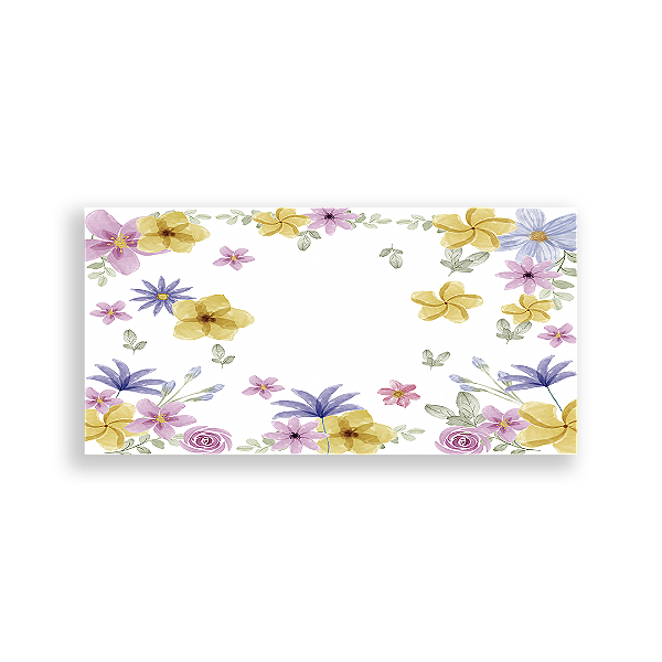 Capa Painel Retangular Sublimado - Floral