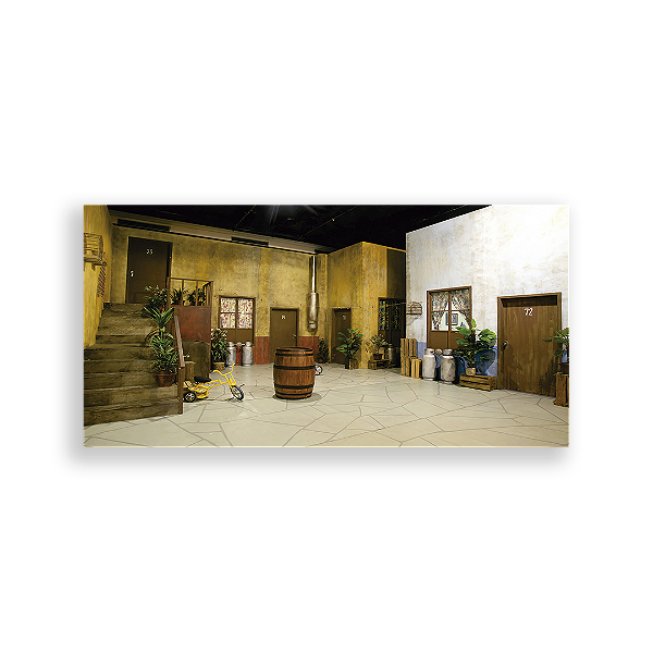 Capa Painel Retangular Sublimado - Fundo Chaves