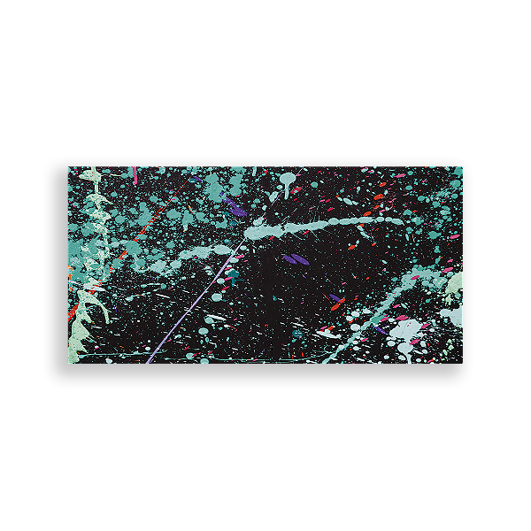 Capa Painel Retangular Sublimado - Fundo Tinta Neon