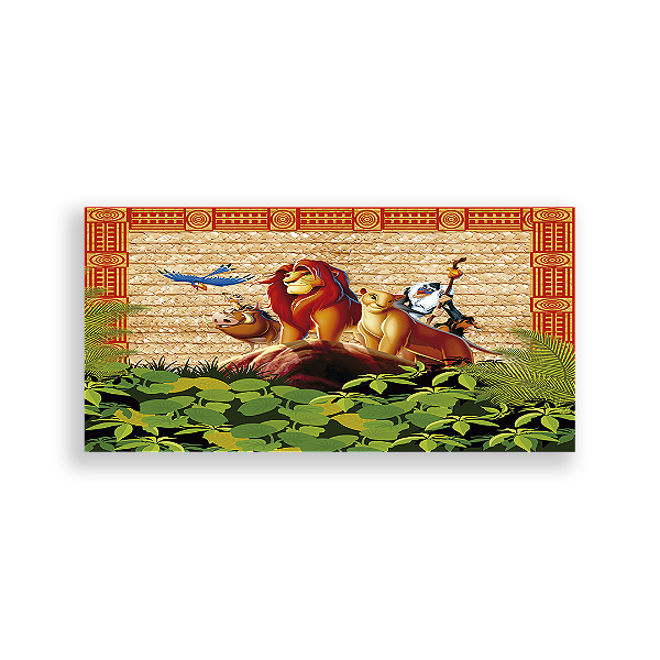 Capa Painel Retangular Sublimado - Rei Leão