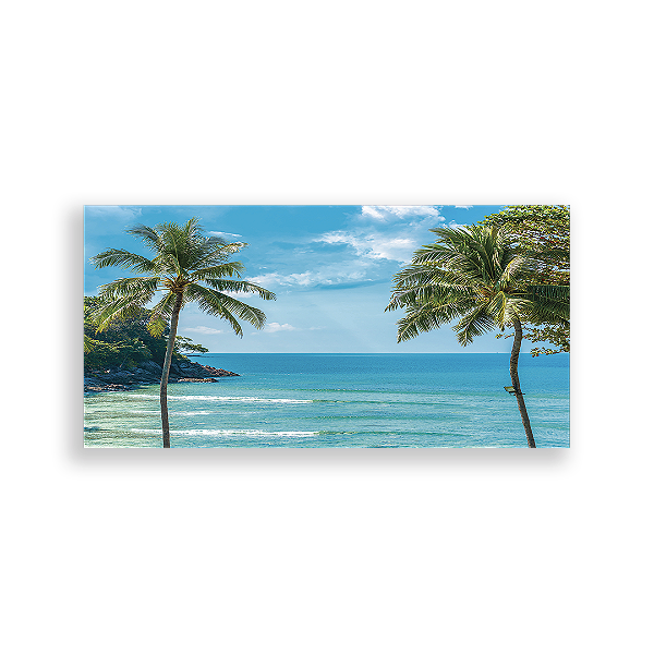 Capa Painel Retangular Sublimado - Fundo Praia