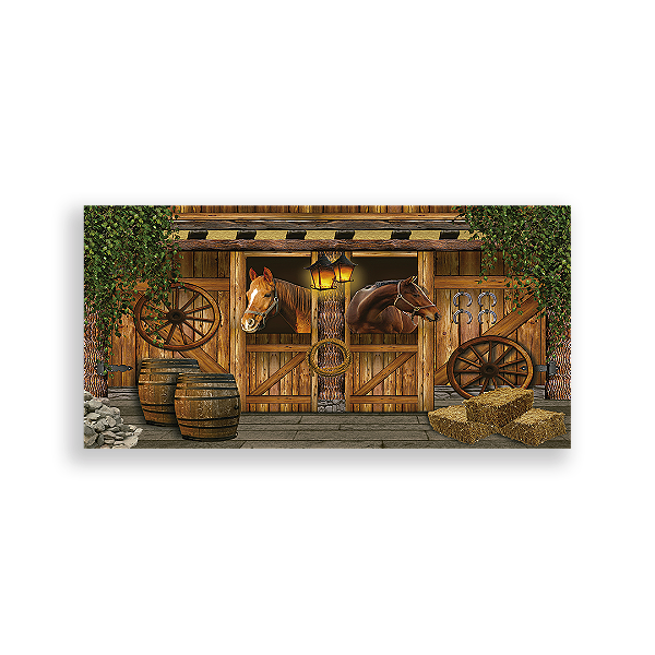Painel Retangular - Cavalo - Sublimado 3D