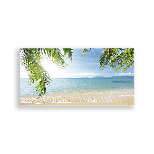 Capa Painel Retangular Sublimado - Fundo Praia
