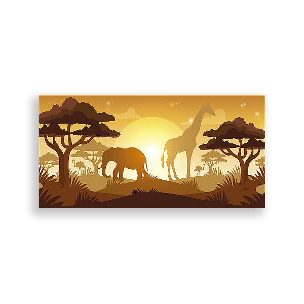 Capa Painel Retangular Sublimado - Safari