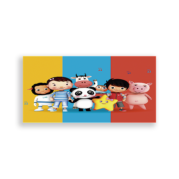 Capa Painel Retangular Sublimado - Little Baby Bum