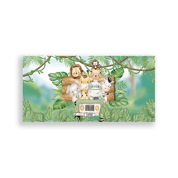 Capa Painel Retangular Sublimado - Safari