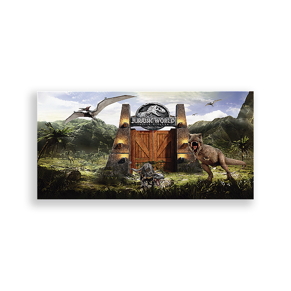 Capa Painel Retangular Sublimado - Dinossauro