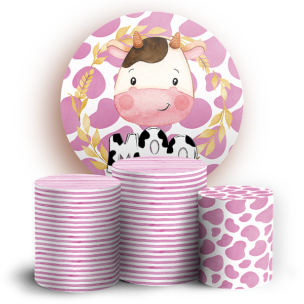 KIT Redondo e Trio - Fazendinha - Sublimado 3D