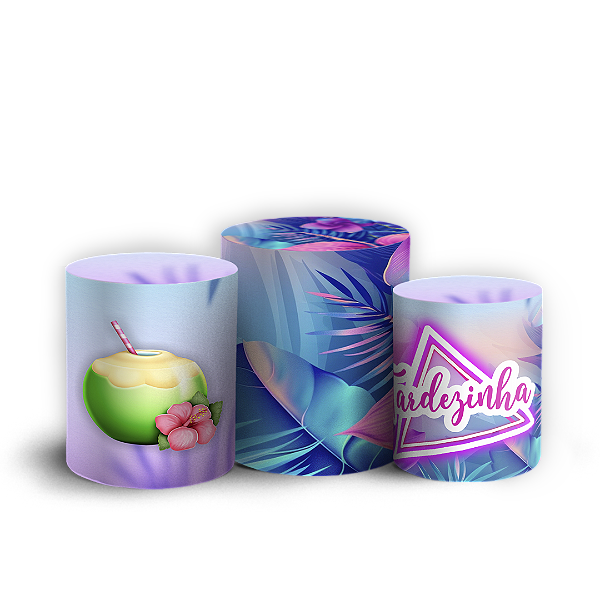 Capas Trio Cilindro Sublimado Vest Facil - Tardezinha
