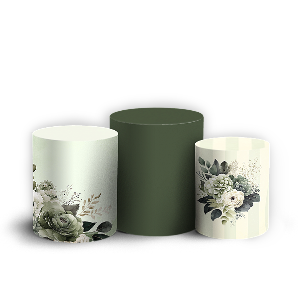 Capas Trio Cilindro Sublimado Vest Facil - Dia Das Mulheres