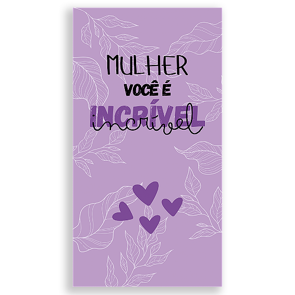 Faixa Lateral - Dia da Mulher - Sublimado 3D