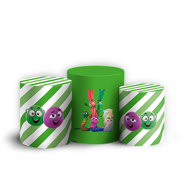Capas Trio Cilindro Sublimado Vest Facil - Fini