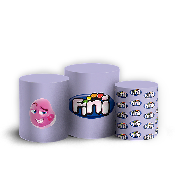 Capas Trio Cilindro Sublimado Vest Facil - Fini
