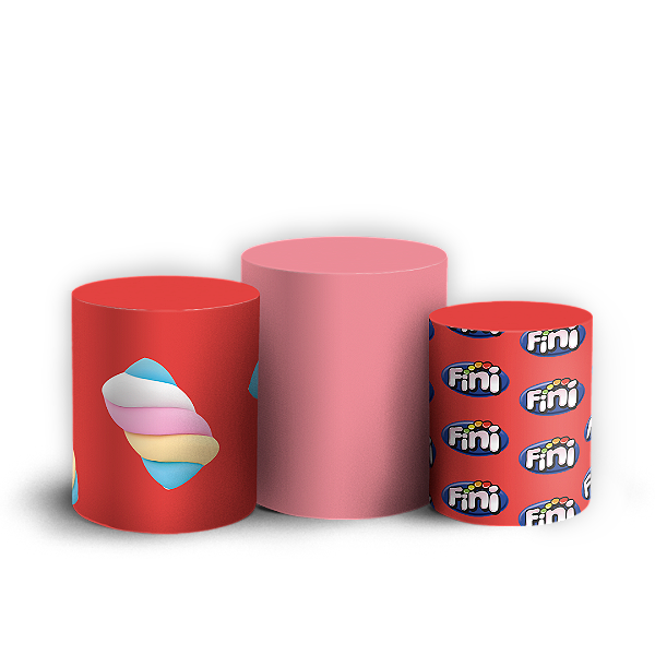 Capas Trio Cilindro Sublimado Vest Facil - Fini