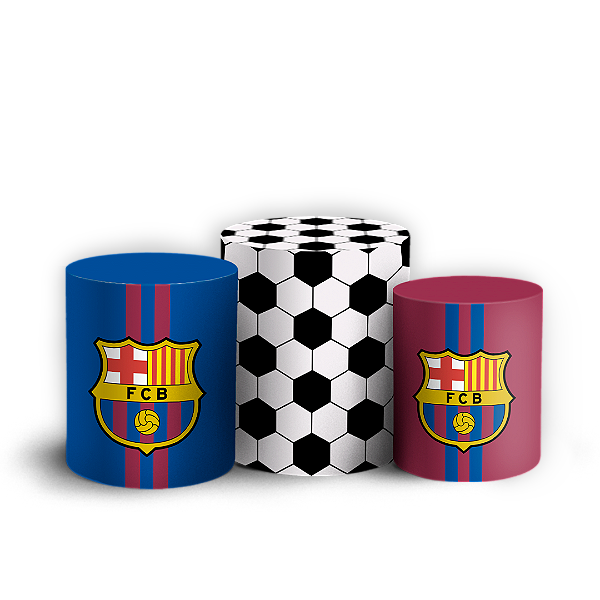 Capas Trio Cilindro Sublimado Vest Facil - Time Barcelona