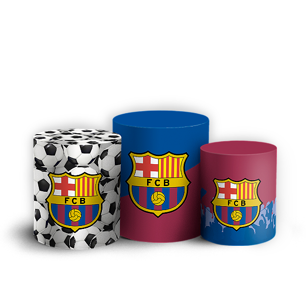 Capas Trio Cilindro Sublimado Vest Facil - Time Barcelona
