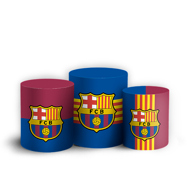 Capas Trio Cilindro Sublimado Vest Facil - Time Barcelona