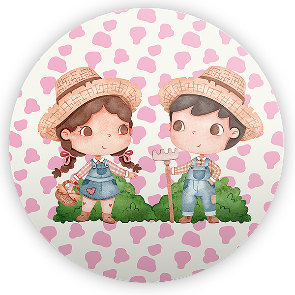 Mini Painel - Fazendinha  - Sublimado 3D