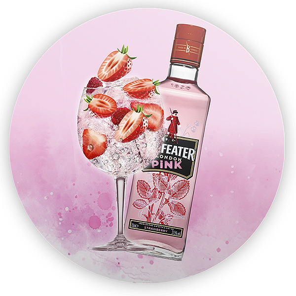 Painel Redondo - Gin Rosa - Sublimado 3D
