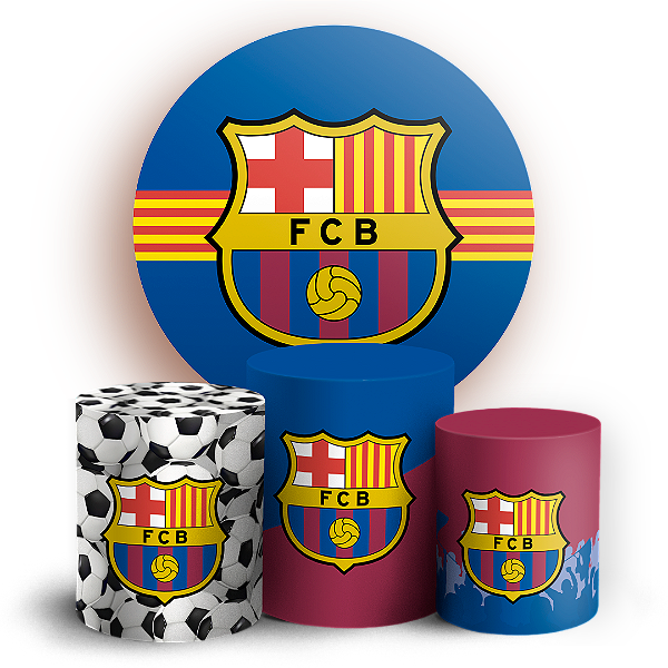 KIT Redondo e Trio - Time Barcelona  - Sublimado 3D