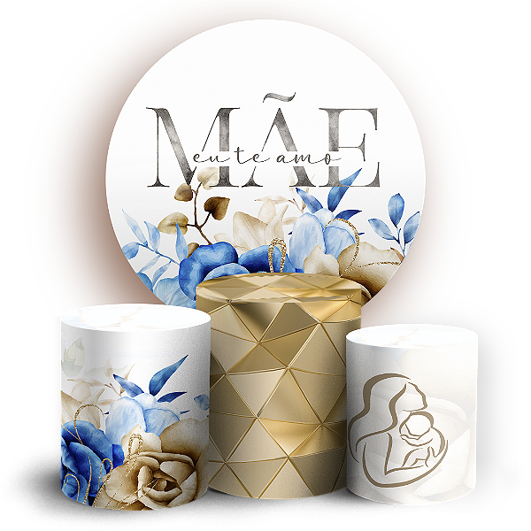 KIT Redondo e Trio - Dia Das Mães - Sublimado 3D