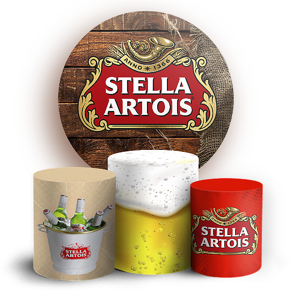 KIT Redondo e Trio - Cerveja - Sublimado 3D