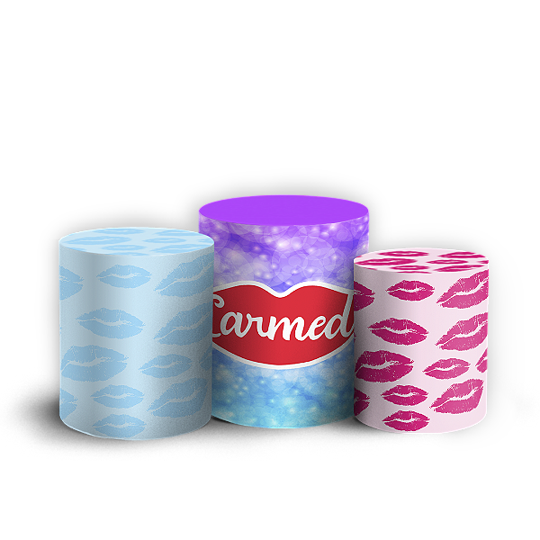Capas Trio Cilindro Sublimado Vest Facil - Carmed