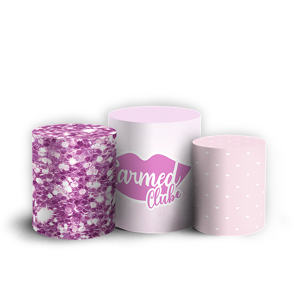 Capas Trio Cilindro Sublimado Vest Facil - Carmed