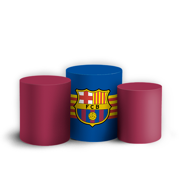 Capas Trio Cilindro Sublimado Vest Facil - Time Barcelona