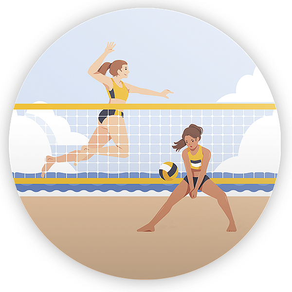 Mini Painel - Volei - Sublimado 3D